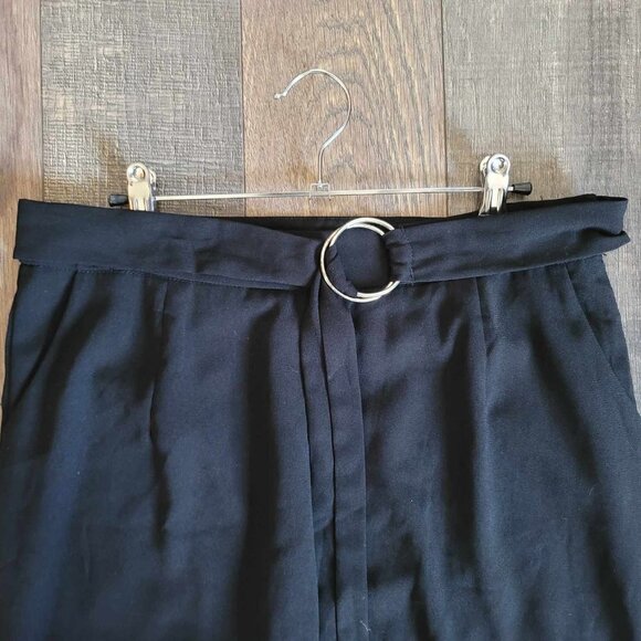 2 Xtremz Dress pants with ruffle pant cuffs and metal ring belt - Picture 6 of 11